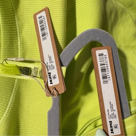 BNWT Skims Bundle of Four (4) Cotton Rib Pieces Daffodil Sets M - Picture 16 of 16